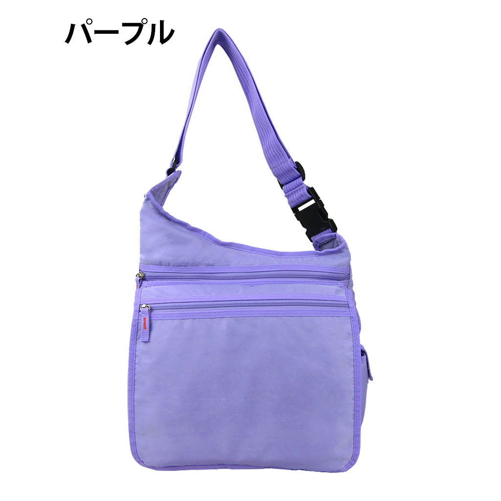 ボンディングショルダーバッグ | 男女兼用 ボディバッグ ワンショルダー ポケット 収納便利 黒 ブラック E953