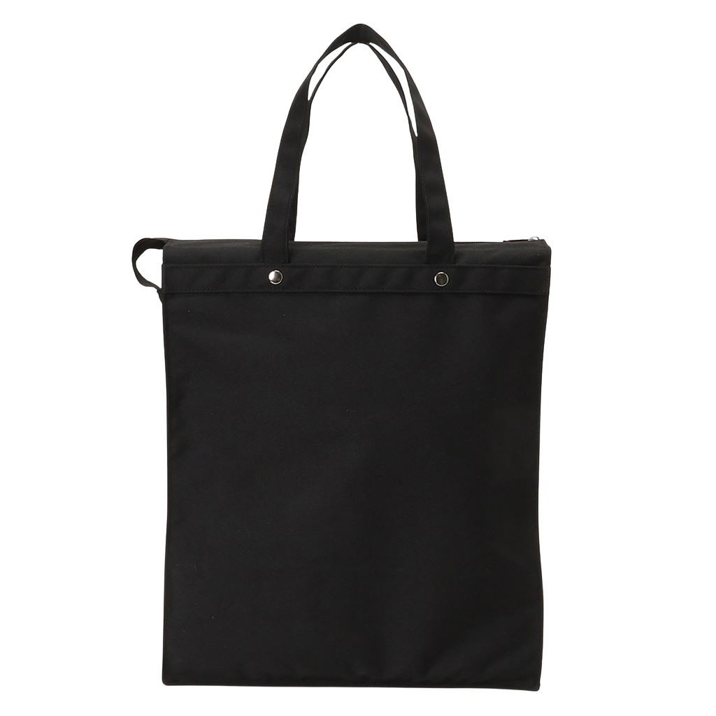 [A.O.T エーオーティー]  多機能 A4 対応トートバッグ 大容量 軽量 書類かばん 縦型 底板付き 撥水加工 男女兼用 ハンドバッグ ブラック 3420