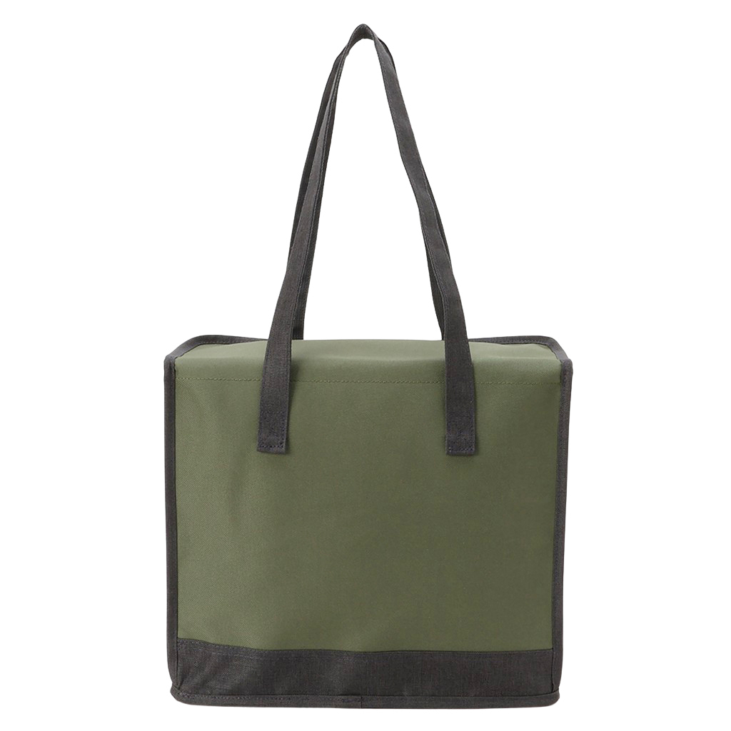  [mama fiore マーマフィオーレ] Picoteeシリーズ ピコティ BOX型 保温保冷トートバッグ 4WG1 | 無地 レジャー シンプル 男女兼用 軽量 レディース メンズ お買い物 ピクニック 運動会 イベント ユニセックス カーキ