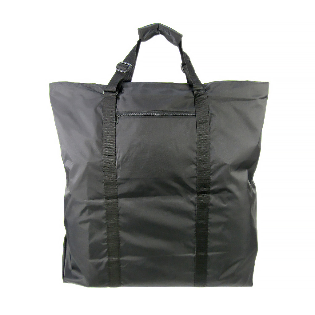 [快適趣向 かいてきしゅこう] 大容量 66L！ どデカトート|ランドリーバッグ おひるね布団 バッグ お昼寝布団袋 超大型 ドデカ 底板付き アウトドア 薪入れ  車載 ブラック 3025