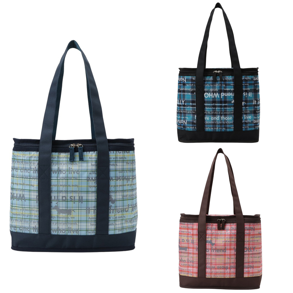 保冷バッグ トートバッグ 3L29 [WHOLLY ウォーリー] 保温保冷 買い物 レジャー イヌ かわいい レディース ピンク