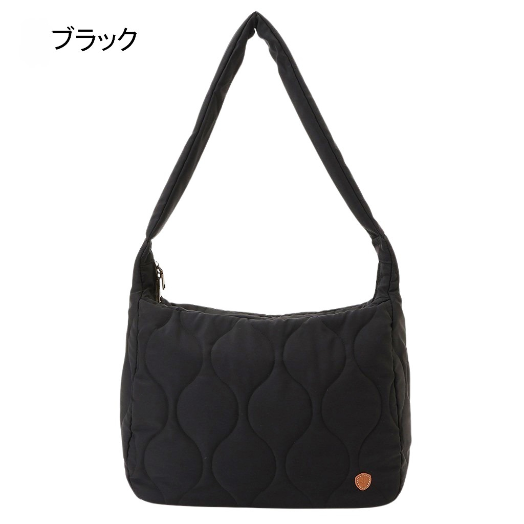 chiemi sacs |  キルティング 大容量 ショルダーバッグ | 緑系 カーキ 6229