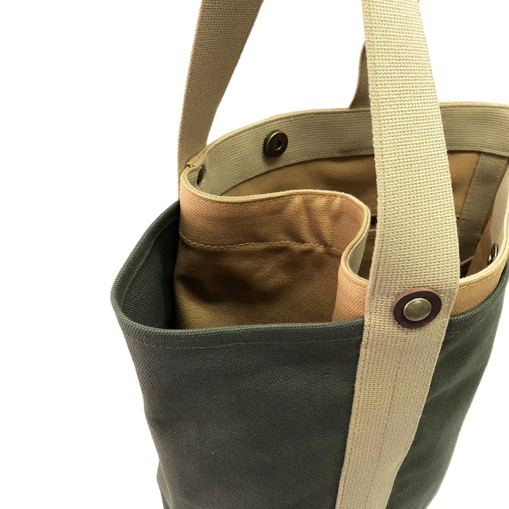 トートバッグ 3J40 [帆布工房 はんぷこうぼう] 日本製 多機能 2重構造 ポケット豊富 帆布 買い物 メンズ レディース