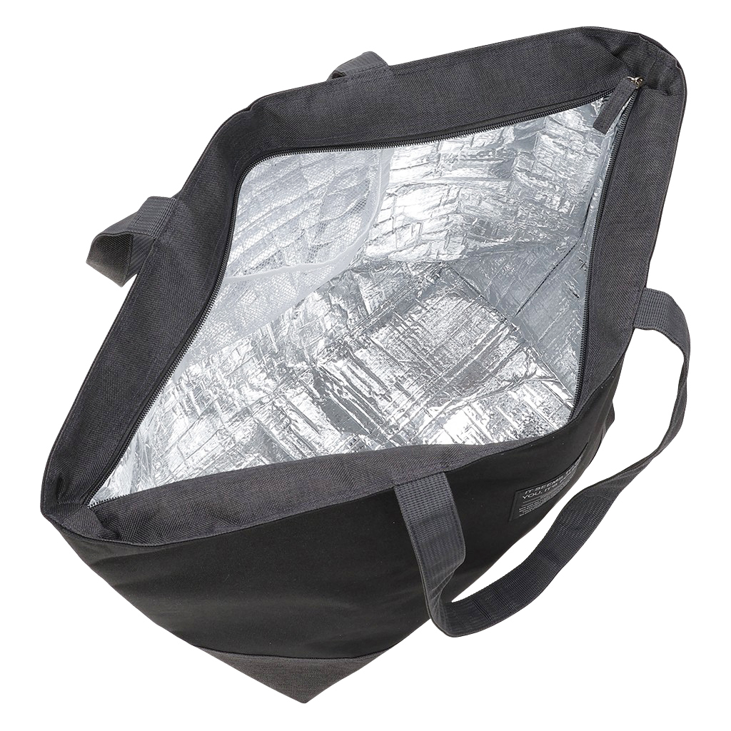 保冷バッグ トートバッグ 4WG2 [mama fiore マーマフィオーレ] Picoteeシリーズ ピコティ 保温保冷 無地 男女兼用 シンプル 大容量 レジャー レディース ブラック