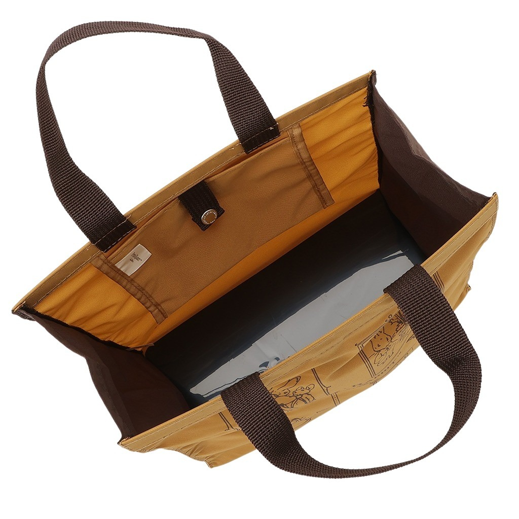 スクエアトートバッグ (S) 0646-03 [PETER RABBIT(TM) ピーターラビット(TM)] 軽量 B5 買い物 底板付き スクエア型 サブバッグ お稽古 うさぎ トートバッグ