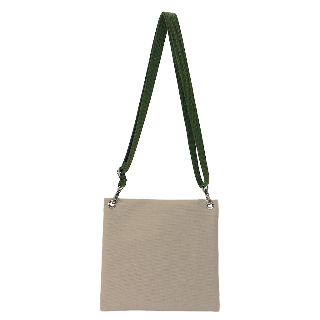 2WAY ショルダーバッグ 3J36 [帆布工房 はんぷこうぼう] 日本製 ポーチ サコッシュショルダー マチなし 帆布 キャンバス ブランド