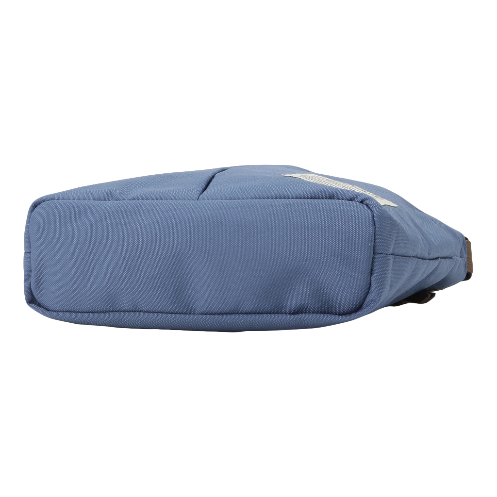 [ONE MILEシリーズ] ポーチ付き♪ 縦型 ショルダーバッグ | 軽量 ポケット充実 ファスナー開閉 男女兼用 シンプル 青 ブルー 4X48