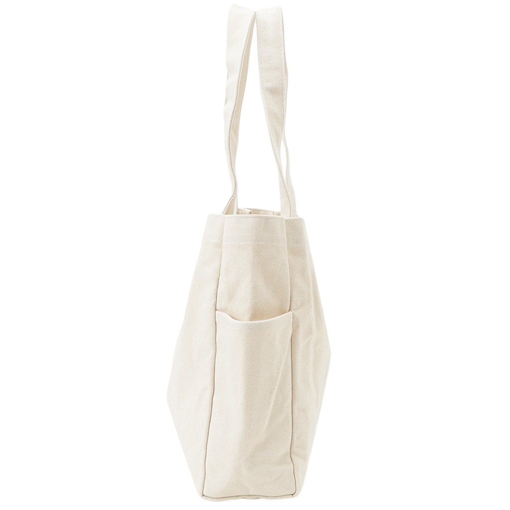 トートバッグ 0644 [PETER RABBIT(TM) ピータ―ラビット(TM)] キャンパス トート 肩掛け A4サイズ対応 レディース チャーム付き 00キナリ