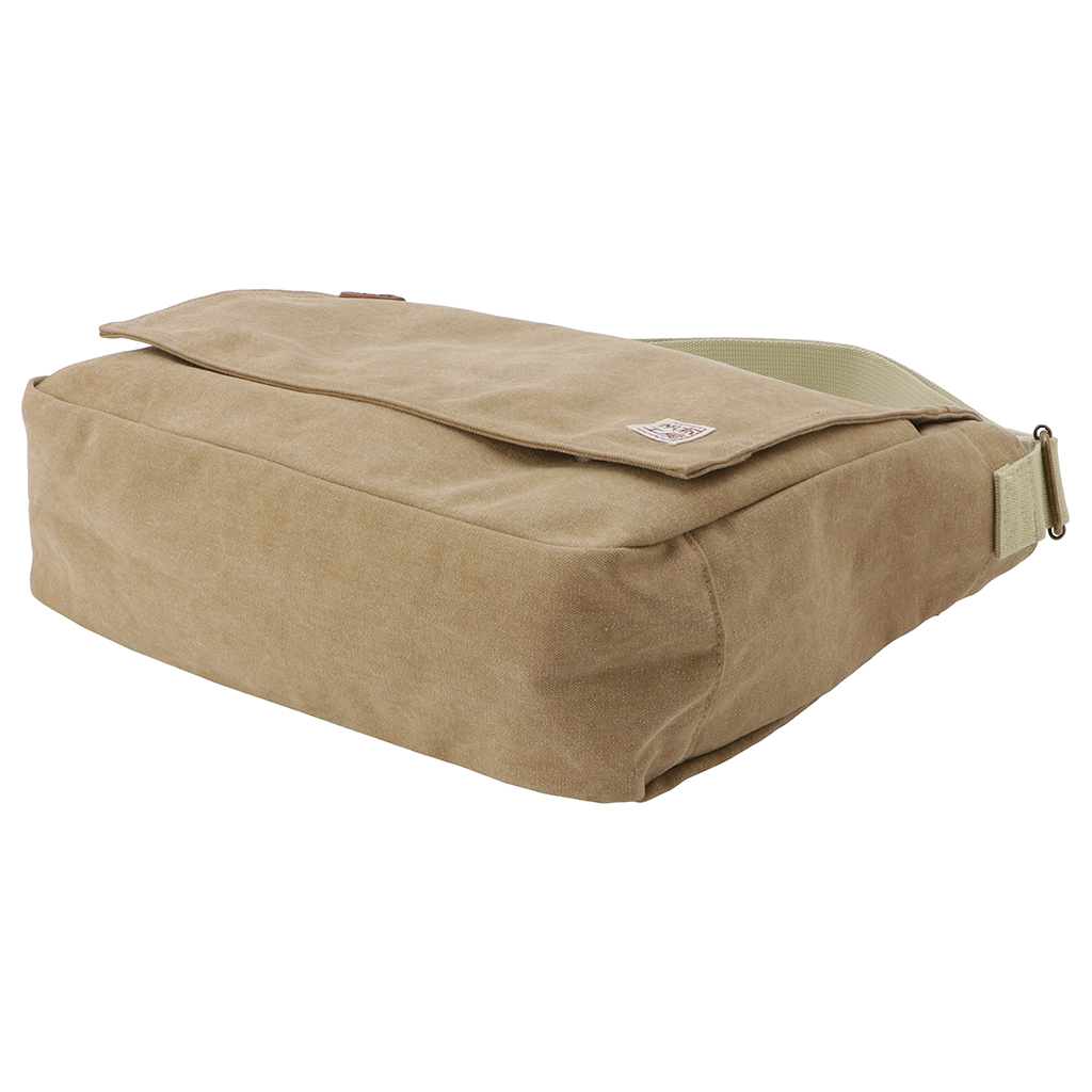 帆布工房 strollシリーズ|フラップショルダーバッグ 横 帆布 10号帆布 キャンバス ムラ染め フラップ A4対応 レディース メンズ ユニセックス 斜め掛け はんぷこうぼう3X81