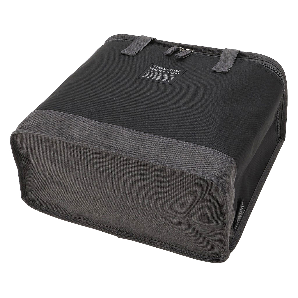  [mama fiore マーマフィオーレ] Picoteeシリーズ ピコティ BOX型 保温保冷トートバッグ 4WG1 | 無地 レジャー シンプル 男女兼用 軽量 レディース メンズ お買い物 ピクニック 運動会 イベント ユニセックス ブラック