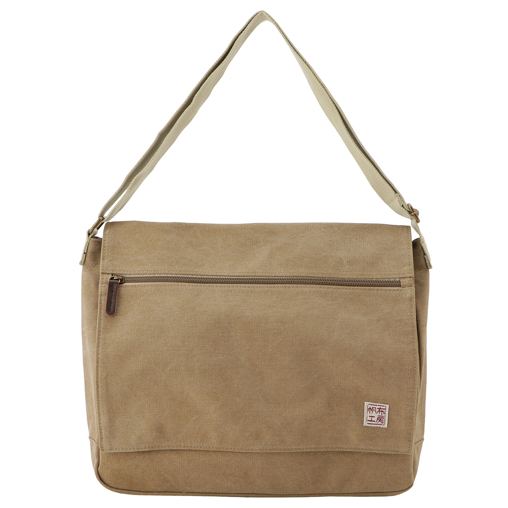 帆布工房 strollシリーズ|フラップショルダーバッグ 横 帆布 10号帆布 キャンバス ムラ染め フラップ A4対応 レディース メンズ ユニセックス 斜め掛け はんぷこうぼう3X81