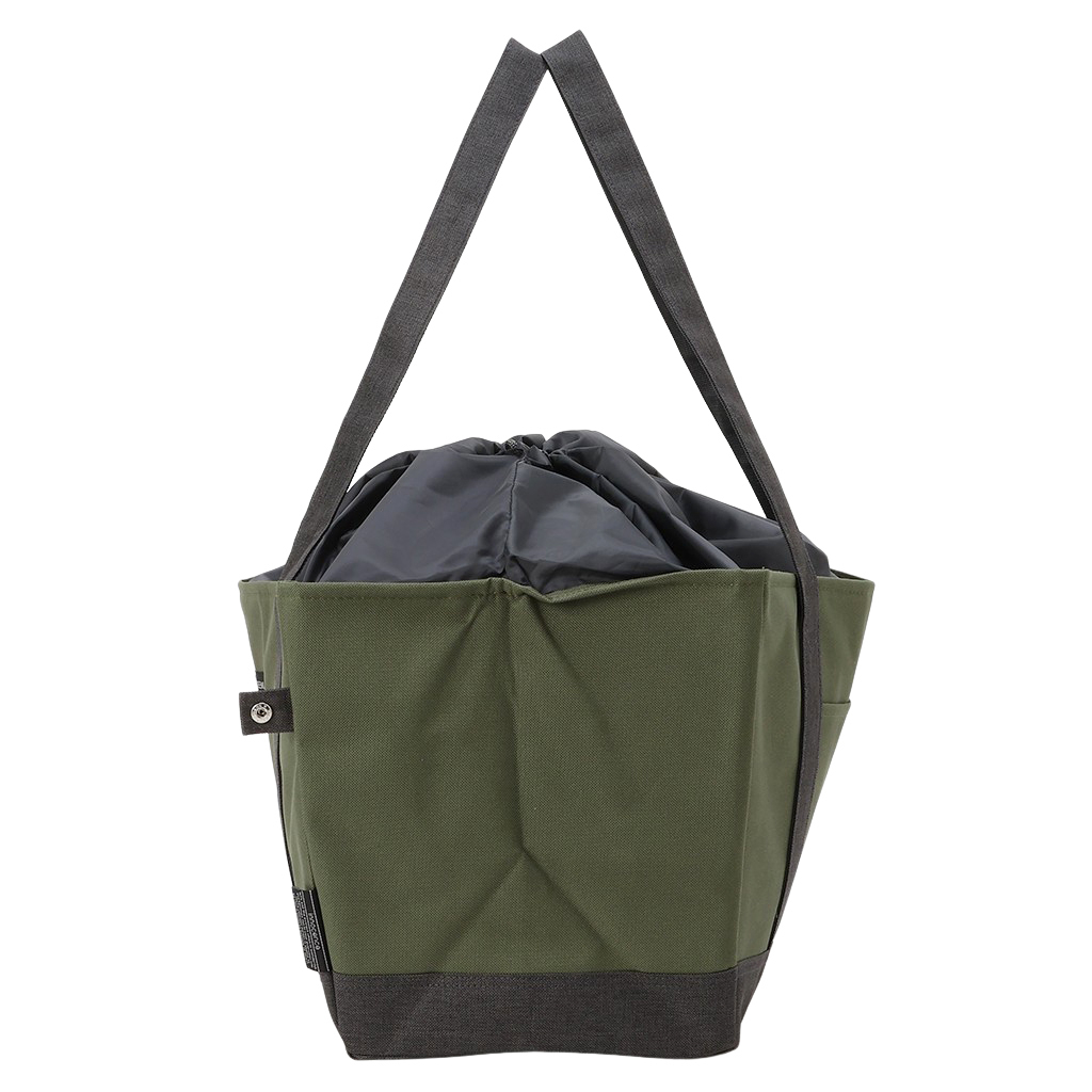 レジカゴバッグ 4WG4 [mama fiore マーマフィオーレ] Picoteeシリーズ ピコティ 保温保冷 無地 保冷バッグ トートバッグ エコバッグ レジかご 男女兼用 シンプル コンパクト レディース カーキ