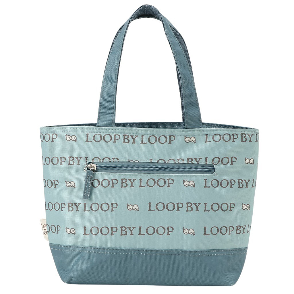  [mama fiore マーマフィオーレ] Picoteeシリーズ ピコティ 保温保冷 ランチバッグ 保冷バッグ | おしゃれ 可愛い サブバッグ 軽量 レディース キッズ 弁当袋 ミニ トートバッグ 4L 便利 ロゴグラム／グリーン