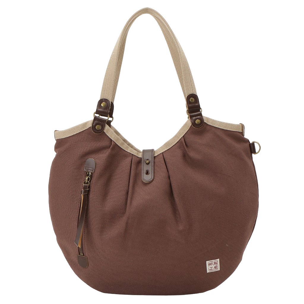 帆布工房 PEARIIシリーズ|A4対応 ハンドバッグ 軽量 天然素材 帆布 キャンバス地 本革 ナチュラル カジュアル バイカラー レディース はんぷこうぼう 3X41