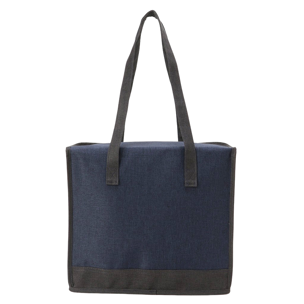  [mama fiore マーマフィオーレ] Picoteeシリーズ ピコティ BOX型 保温保冷トートバッグ 4WG1 | 無地 レジャー シンプル 男女兼用 軽量 レディース メンズ お買い物 ピクニック 運動会 イベント ユニセックス ネイビー