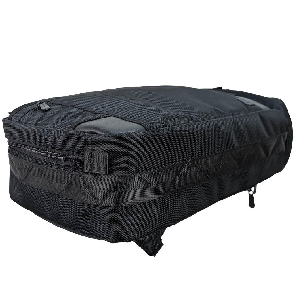 SANDGLASS｜キャリーオン機能 B4対応 2WAYビジネスバッグ 大容量 多機能 撥水 リュック 手持ち ビジネスリュック PC タブレット収納 出張 サンドグラス ブラック 3G02