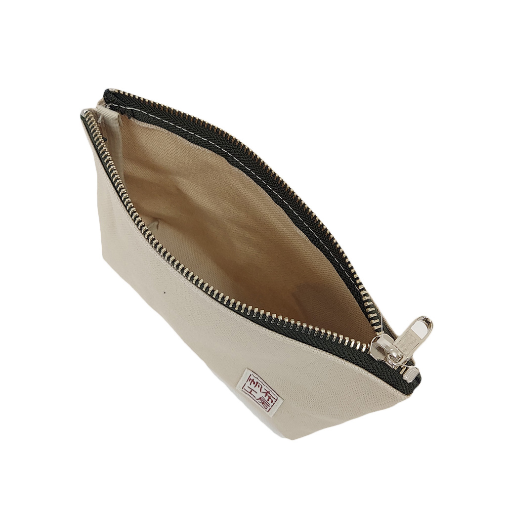 倉敷産帆布 ポーチ 3J38 [帆布工房 はんぷこうぼう] 日本製 小物収納 帆布 お出かけ シンプル メンズ レディース