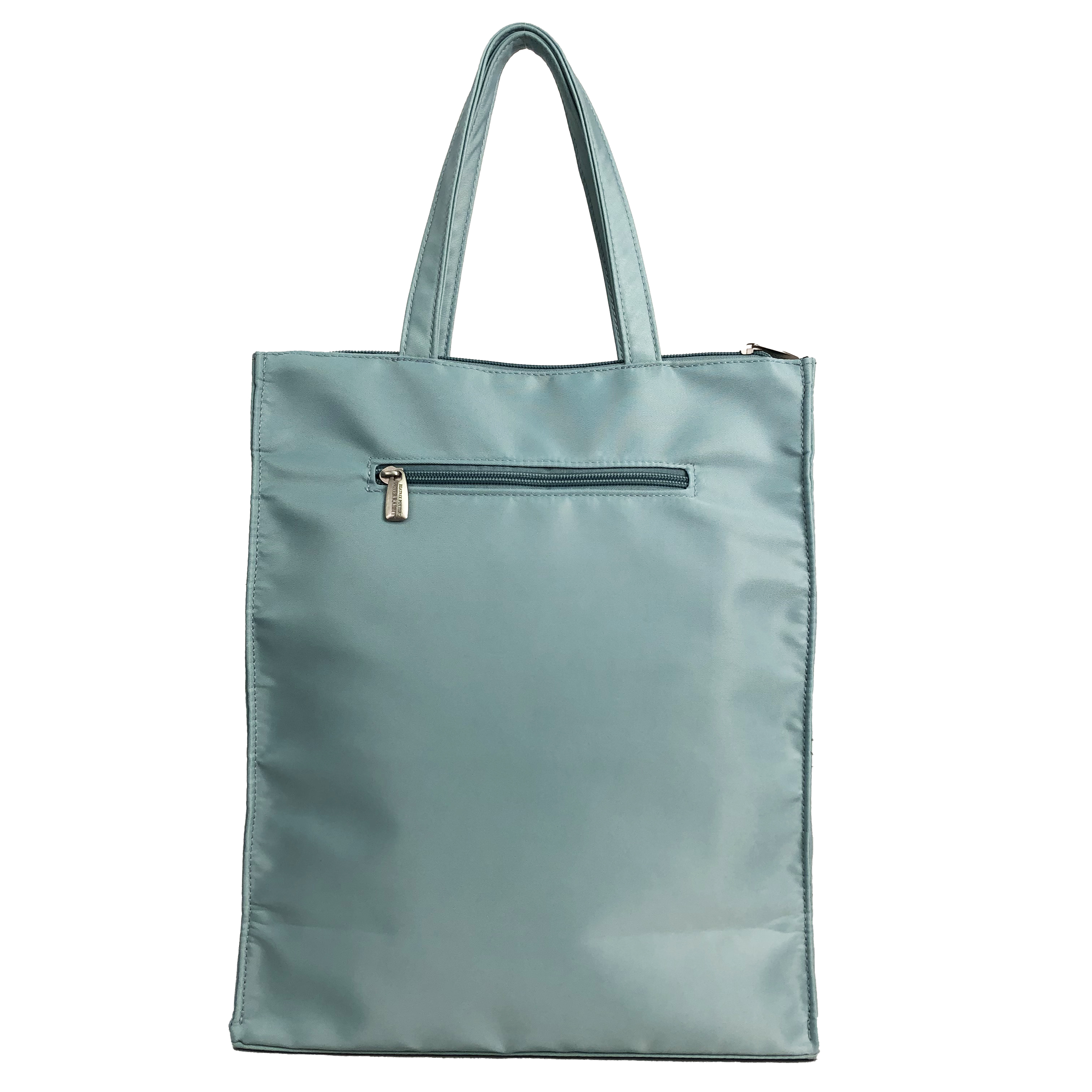  [ピータ―ラビット (ＴＭ )] A4サイズ対応 トートバッグ ハンドバッグ サブバッグ 手持ちタイプ 撥水 ポケット充実 ファスナー付き 大人 上品 かわいい レディース PETERRABBIT(ＴＭ) うさぎ ねこ レッスンバッグ 買い物 お稽古 習い事 縦型トート 0635　01グリーン LittleBook