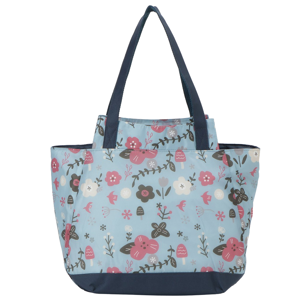 バルーン 保冷バッグ 保温 保冷 トートバッグ 5N47 [mama fiore マーマフィオーレ] 保温保冷 大容量 BIGサイズ 買い物 レジャー レディース ブルー
