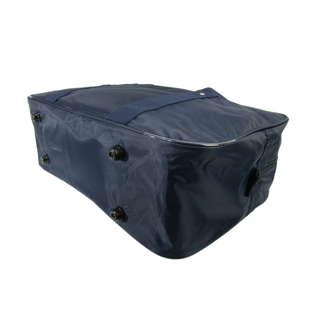 [A.O.T エーオーティー] A4対応 シンプル スクールバッグ スクバ 通学用 サブバッグ 横向き  学校 通学かばん 学生 生徒 男女兼用 紺 ネイビー 3387