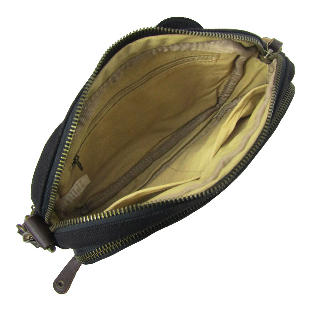 帆布工房 |お財布ポシェット 帆布 4号帆布 キャンバス ショルダーバッグ お財布ショルダー 多機能 レディース メンズ 男女兼用 斜め掛け はんぷこうぼう 3X10