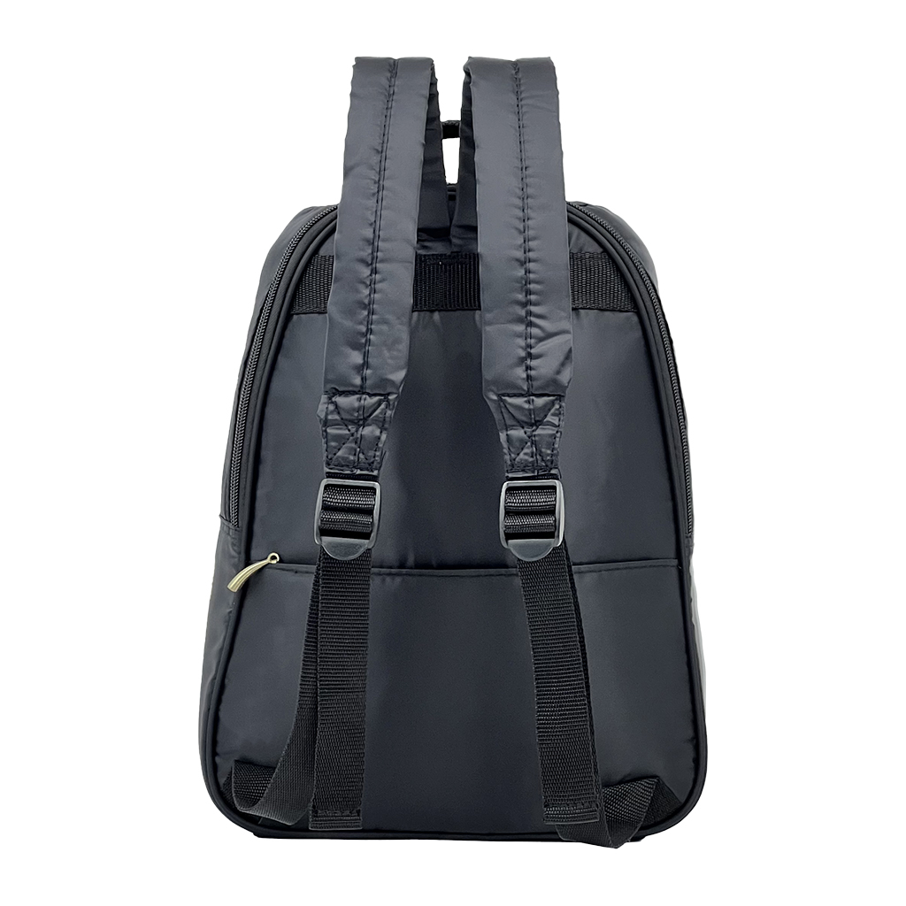 [Sofia Valentino ソフィアバレンチノ] ネコ柄 刺繍リュックサック | 軽量 刺しゅう レデイース 猫 ねこ かわいい 黒 ブラック 4919