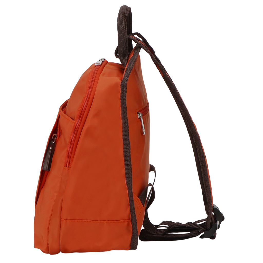 [Sofia Valentino ソフィアバレンチノ]  B5 サイズ対応 リュック 全5色 | リュックサック レディース 軽量 小物収納 撥水加工 お出かけ 旅行  橙 オレンジ  49F8