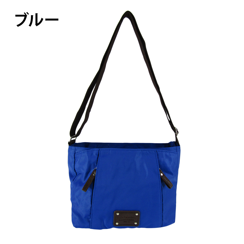 [Sofia Valentino ソフィアバレンチノ] 縦ファスナー ポケット付 横型ショルダーバッグ | レディース 多機能 ななめ掛け ライトブラウン 4875