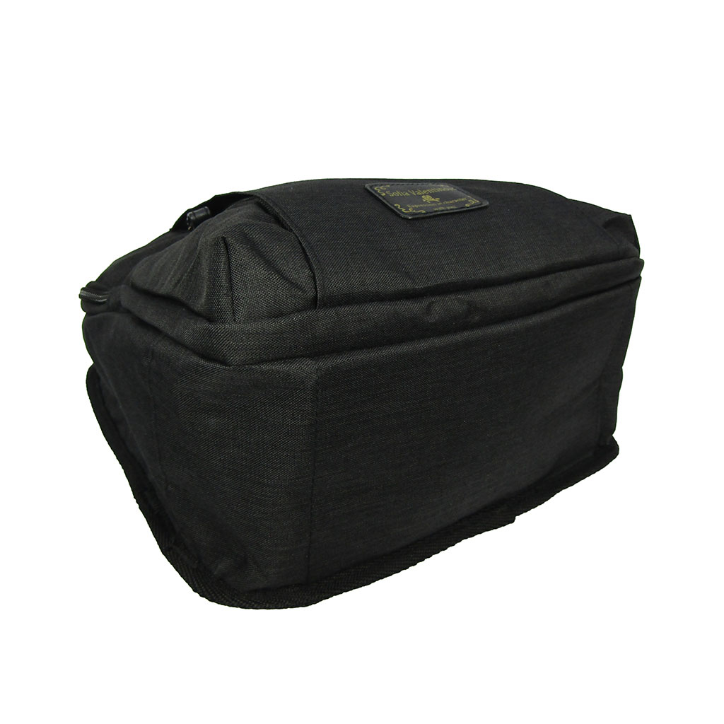 [Sofia Valentino ソフィアバレンチノ] 軽量 リュックサック | ポリエステル かわいい 軽い レディース 多収納 リュック 黒 ブラック 4927