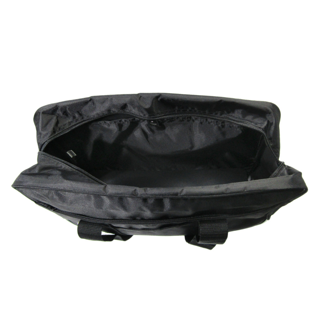 [A.O.T エーオーティー] A4対応 シンプル スクールバッグ スクバ 通学用 サブバッグ 横向き  学校 通学かばん 学生 生徒 男女兼用 黒 ブラック 3387