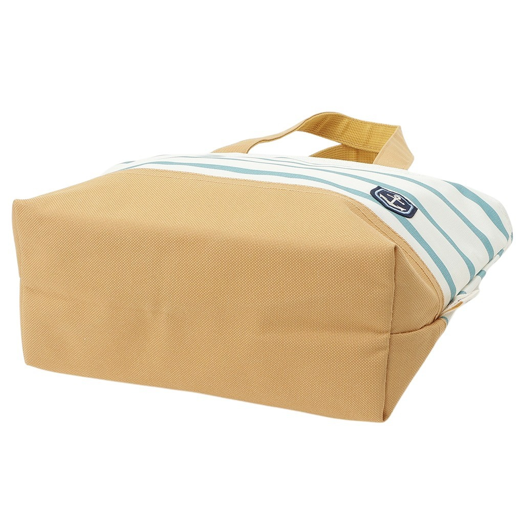  [mama fiore マーマフィオーレ] Picoteeシリーズ ピコティ 保温保冷 ランチバッグ 保冷バッグ | おしゃれ 可愛い サブバッグ 軽量 レディース キッズ 弁当袋 ミニ トートバッグ 4L 便利 マリンボーダー／グリーン