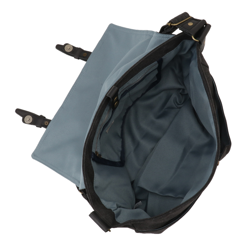 A4横型ショルダーバッグ VINTAGE2シリーズ 3X97 [帆布工房 はんぷこうぼう] 帆布 キャンバス メッセンジャーバッグ 斜めがけ メンズ レディース 牛革 ビンテージ ブランド