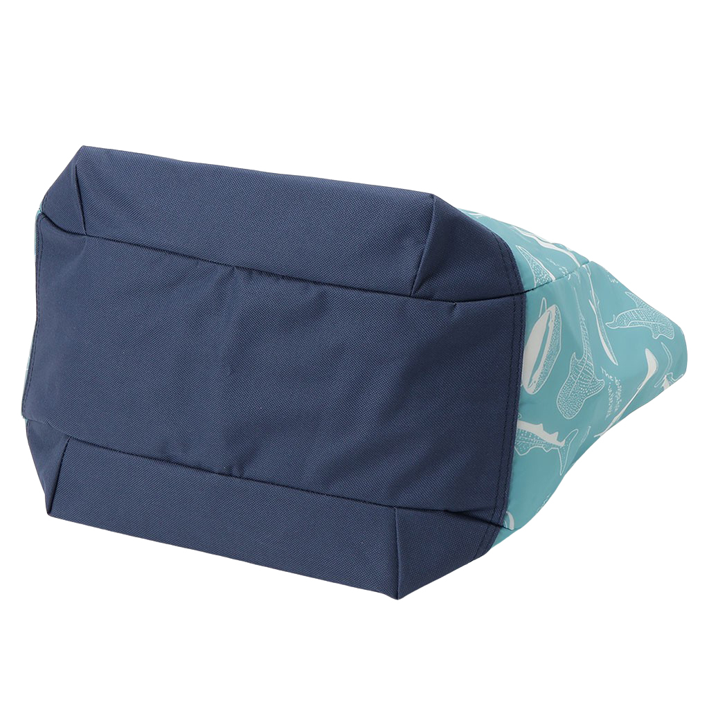 バルーン 保冷バッグ トートバッグ 5N35 [mama fiore マーマフィオーレ] 保温保冷 大容量 BIGサイズ ジンベイザメ 買い物 レジャー レディース サックス