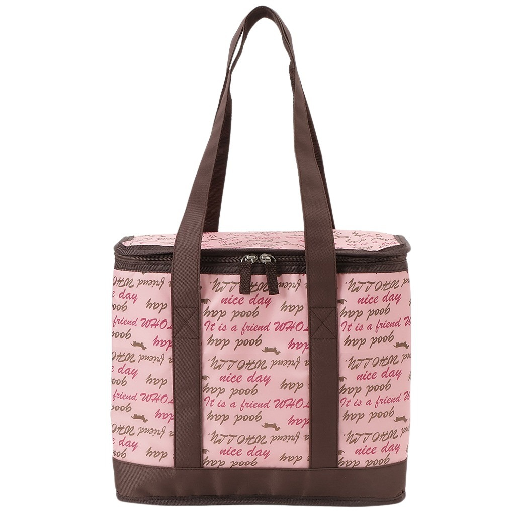保冷バッグ トートバッグ 3L24 [WHOLLY ウォーリー] 保温保冷 買い物 レジャー イヌ かわいい レディース ピンク