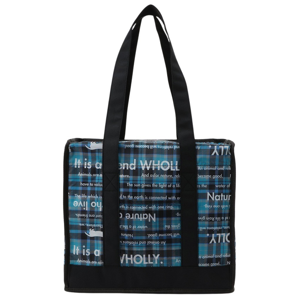 保冷バッグ トートバッグ 3L29 [WHOLLY ウォーリー] 保温保冷 買い物 レジャー イヌ かわいい レディース ブラック