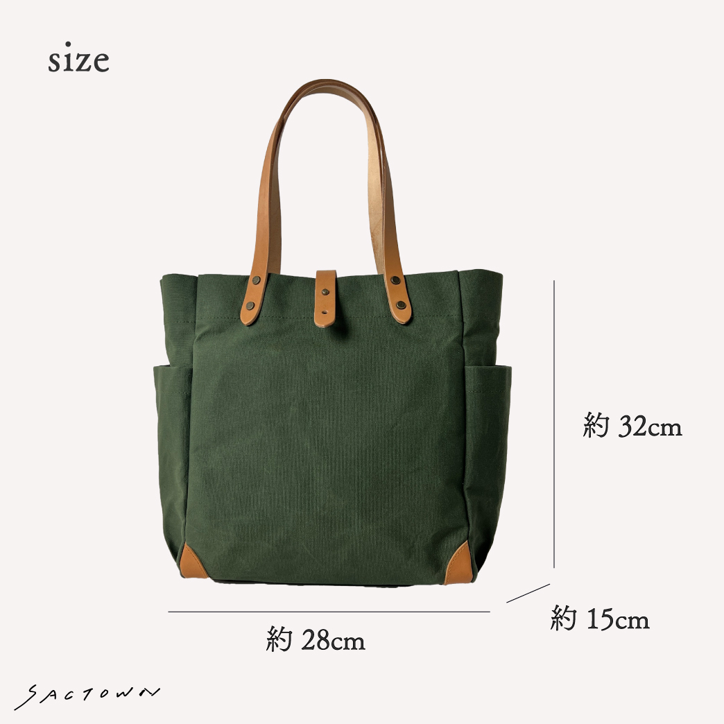 帆布工房 | AGING シリーズ  国産帆布 トートバッグ（M）全5色 3J10