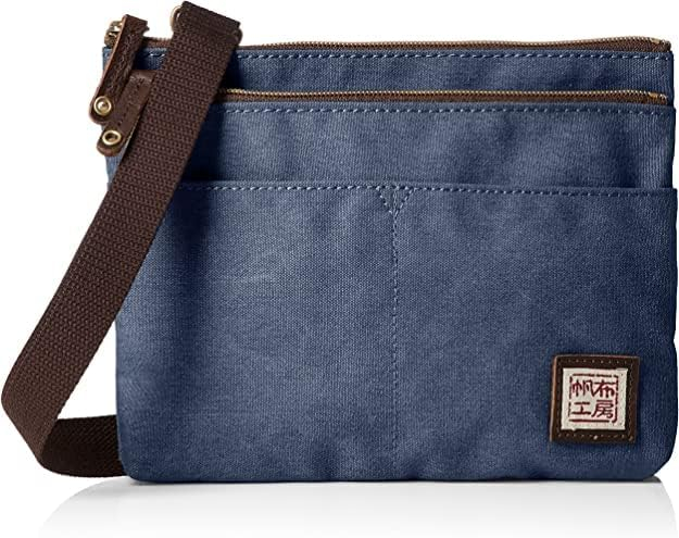 帆布工房 strollシリーズ|サコッシュ 帆布 10号帆布 キャンバス ポーチ ショルダーバッグ 軽量 小さめ ポシェット メンズ レディース 男女兼用 斜め掛け はんぷこうぼう 3J53