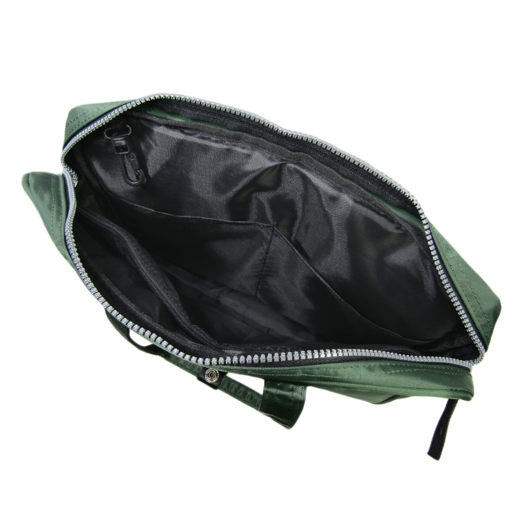 [A.O.T エーオーティー] B5サイズ対応 2way ビジネスバッグ ショルダー 通勤 ビジネス 営業 軽い 緑 カーキ 3843