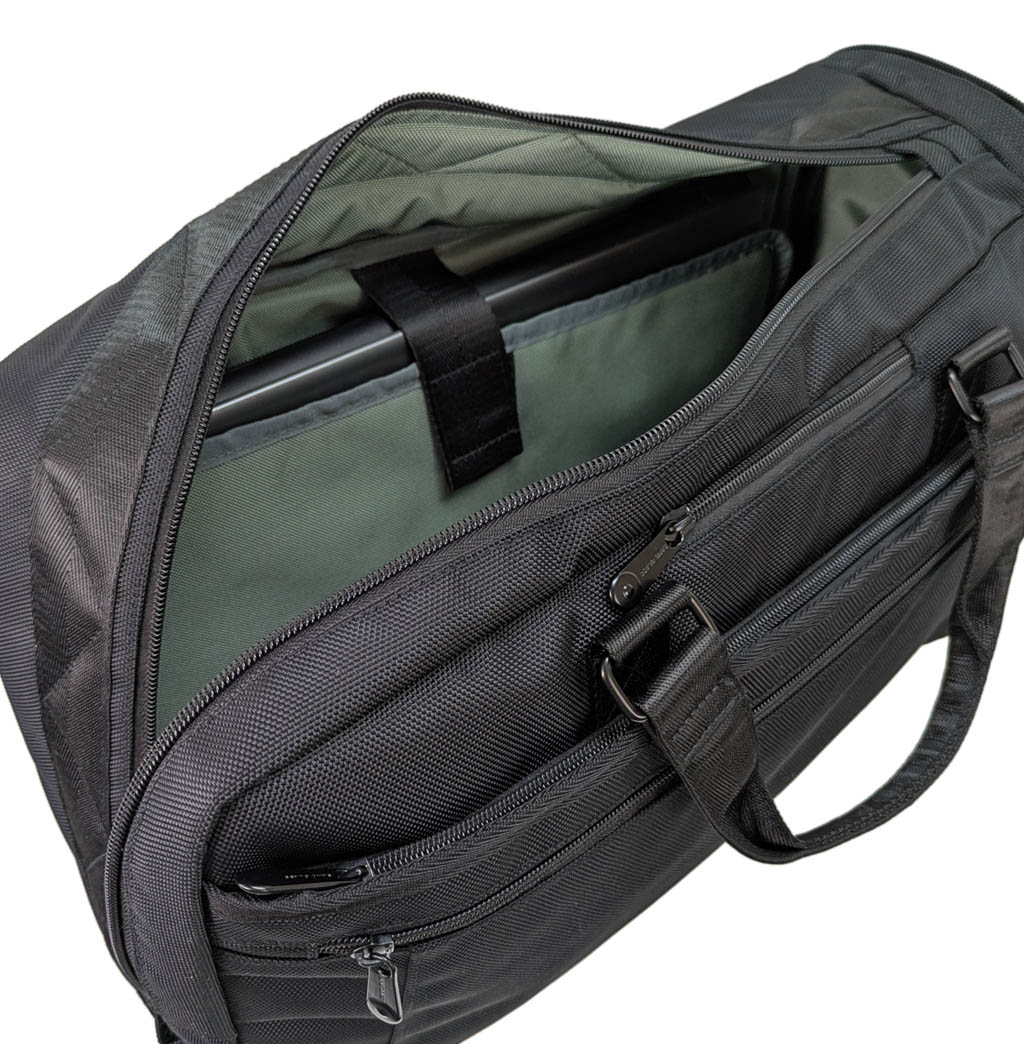 SANDGLASS｜キャリーオン機能 B4対応 2WAYビジネスバッグ 大容量 多機能 撥水 リュック 手持ち ビジネスリュック PC タブレット収納 出張 サンドグラス ブラック 3G02