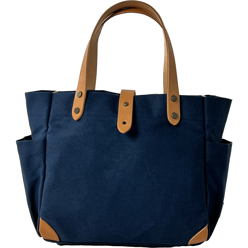 帆布工房 エイジングシリーズ 全3色 | 帆布 キャンパストート 多機能 男女兼用 レディース メンズ ユニセックス お出掛け ヌメ革 経年変化 ワイドポケット サブ サブバッグ サブバック 日本製 メイドインジャパン 国産帆布 パラフィン加工 ハンプ 00ネイビー