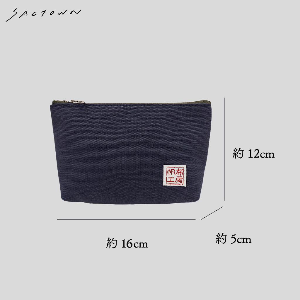 倉敷産帆布 ポーチ 3J38 [帆布工房 はんぷこうぼう] 日本製 小物収納 帆布 お出かけ シンプル メンズ レディース