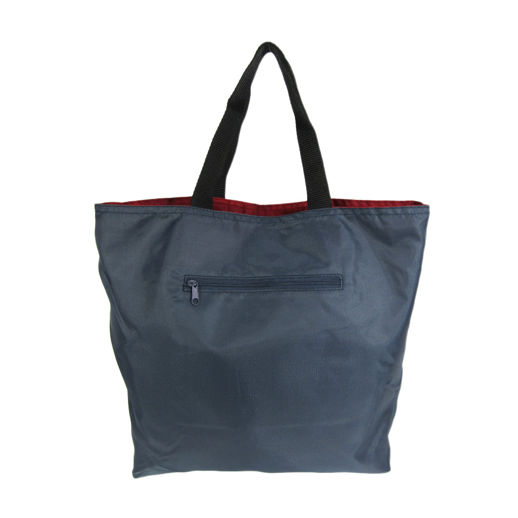 WHOLLY | リバーシブル トートバッグ | A4対応 赤系×紺系 レッド 3L08