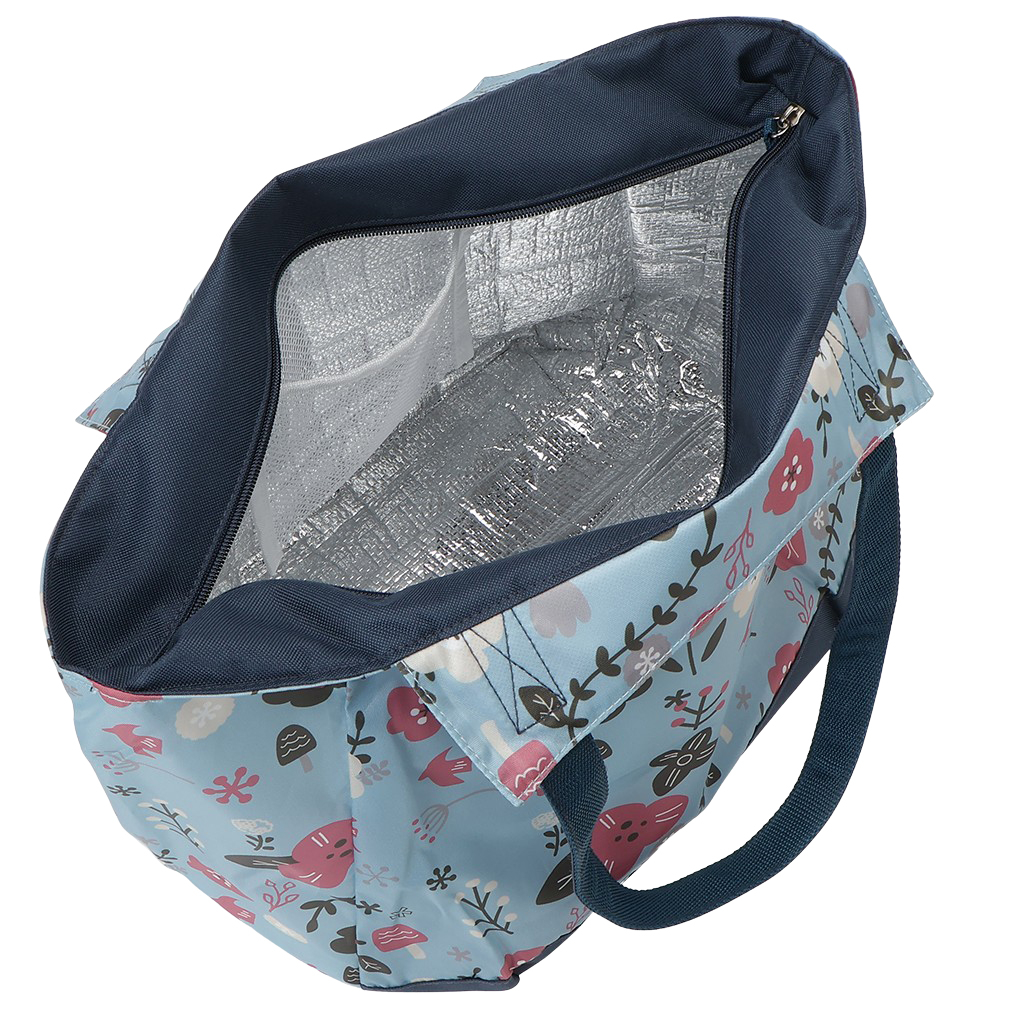 バルーン 保冷バッグ 保温 保冷 トートバッグ 5N47 [mama fiore マーマフィオーレ] 保温保冷 大容量 BIGサイズ 買い物 レジャー レディース ブルー