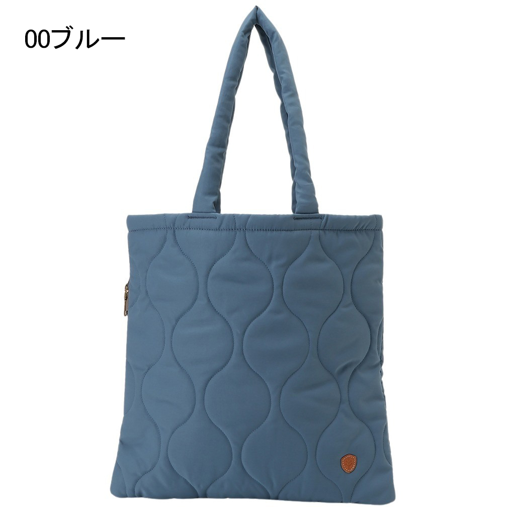 トートバッグ 6228 [chiemi sacs チエミサックス] パデッド キルト シンプル A4サイズ 推し活 レディース 00ブルー