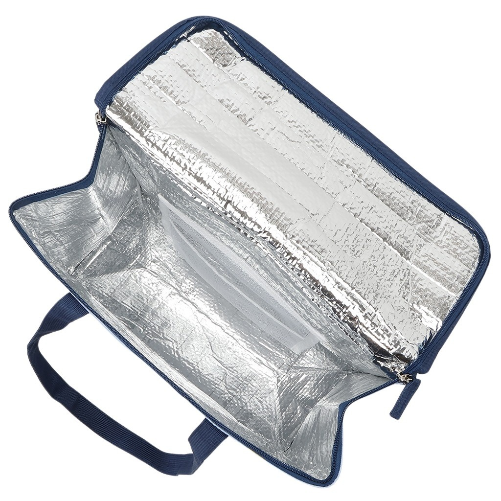  [mama fiore マーマフィオーレ] Picoteeシリーズ ピコティ BOX型 保温保冷トートバッグ 4WA1 | レジャー ネコ柄 猫 かわいい キャラクター 軽量 レディース トートバッグ 猫グッズ 便利 お買い物 ドット ブルー