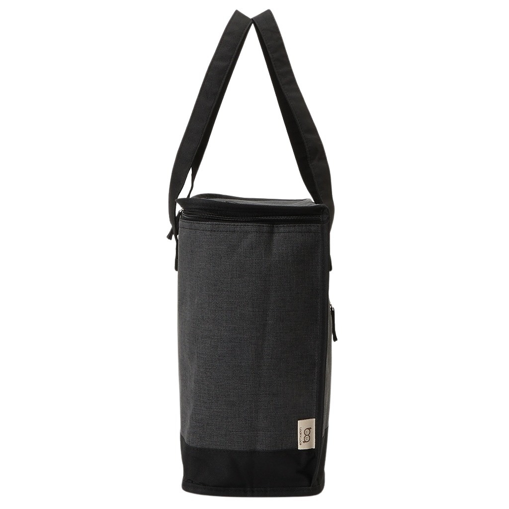  [mama fiore マーマフィオーレ] Picoteeシリーズ ピコティ BOX型 保温保冷トートバッグ 4X54 | 無地 レジャー シンプル 男女兼用 軽量 レディース メンズ 買い物 ピクニック 運動会 イベント ユニセックス ブラック