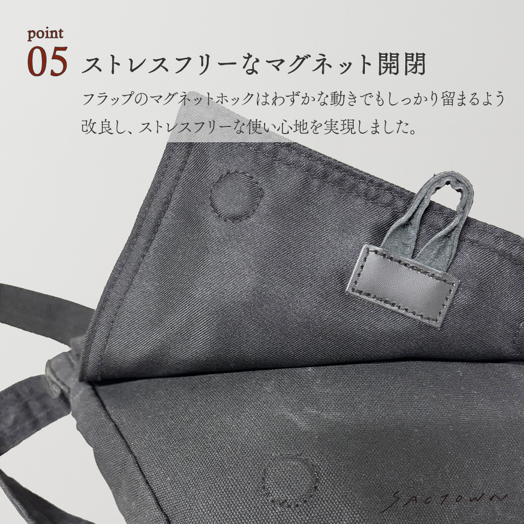 帆布工房 |  HUSKY2 シリーズ A4対応 帆布フラップショルダーバッグ | 全３色 3X26