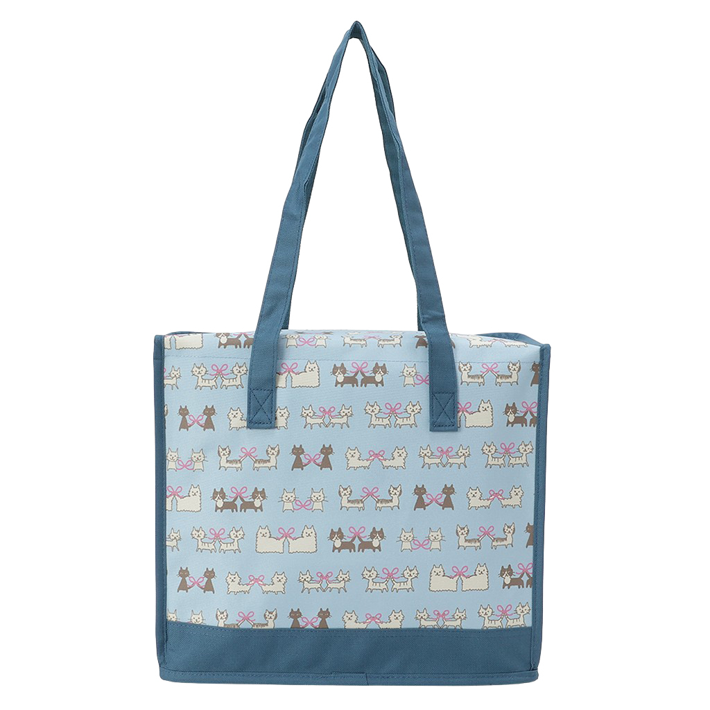  [mama fiore マーマフィオーレ] Picoteeシリーズ ピコティ BOX型 保温 保冷 トートバッグ 4WG6 保冷バッグ ボックス型 ねこ結び かわいい レジャー レディース グリーン