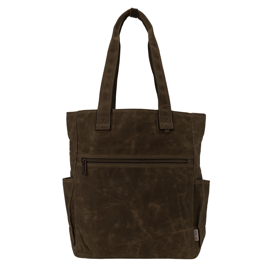 帆布工房 HUSKYII シリーズ 全３色 | A4対応 帆布トートバッグ パラフィン加工 撥水 天然素材 帆布 キャンバス 底板付き 旅行 通学 習い事 男女兼用 丈夫 カーキ 3X28