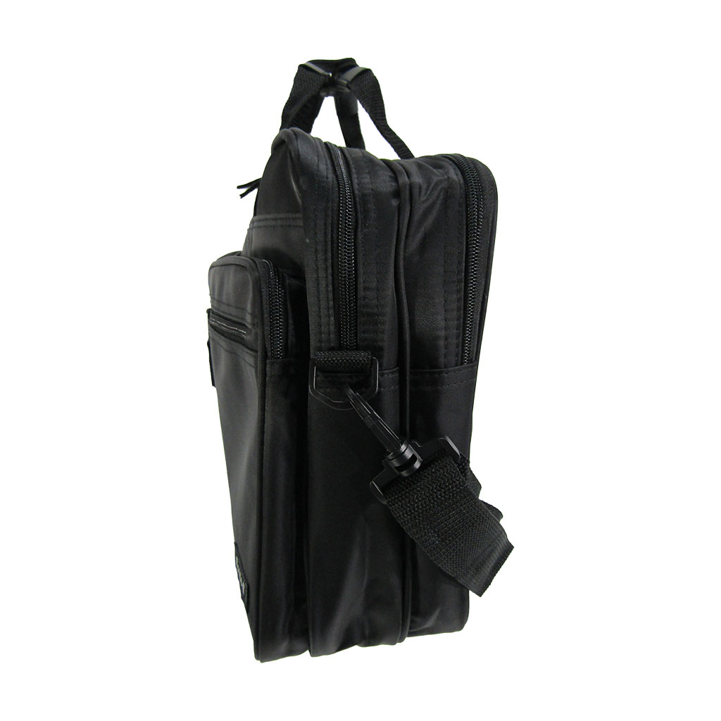  [Route-B ルートビー]  2WAY ビジネスバッグ A4対応 ショルダー 手提げ 通勤 軽い 就職 PC タブレット シンプル 黒 ブラック 0423